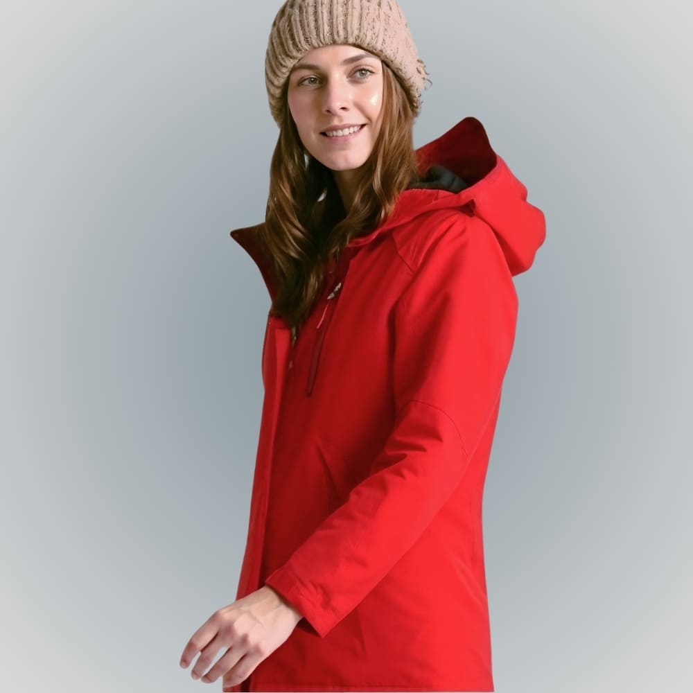 Veste chauffante femme Rouge