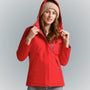 Manteau chauffant femme Rouge